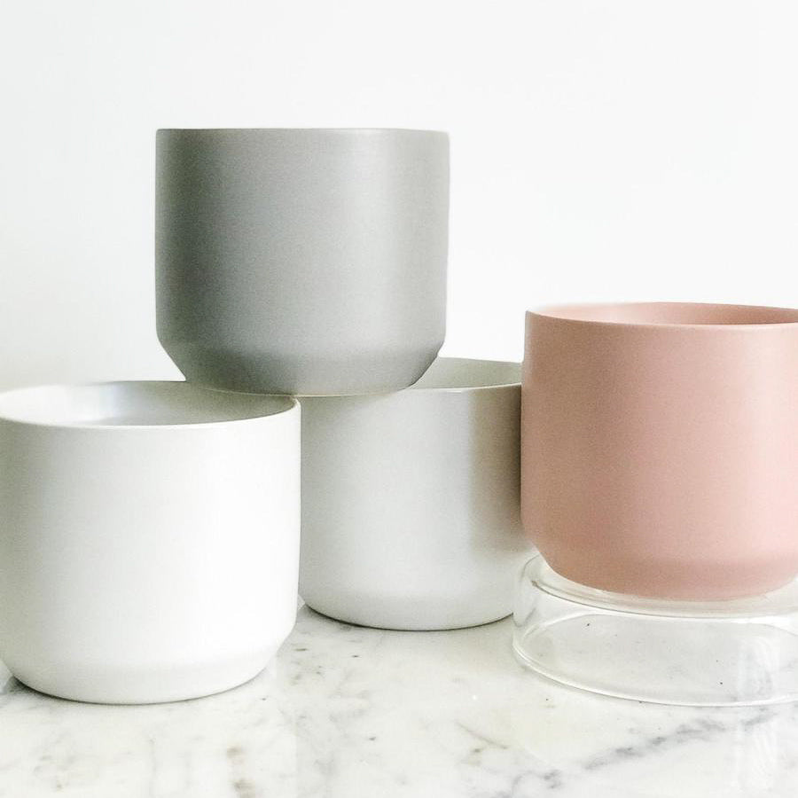 Minimalistic Mini Ceramic Plant Pots